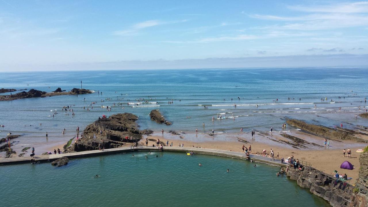 Stones Throw Studio Apartment Bude Cornwall 外观 照片